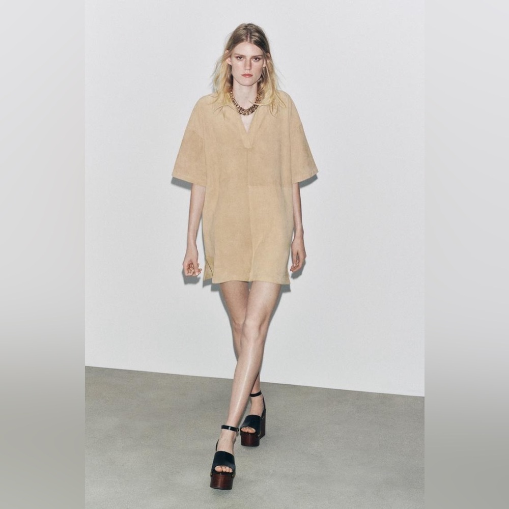 Zara Tan Dress